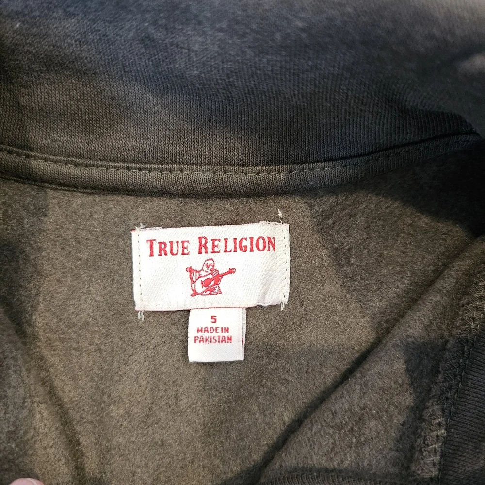 True Religion Full Zip Girls Sweatshirt